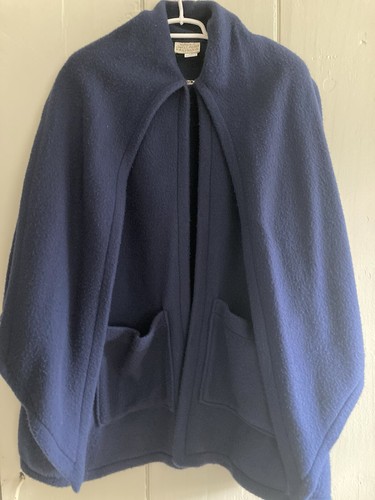 Vintage blue fleece - vintage, poncho